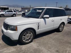 Salvage cars for sale from Copart Sun Valley, CA: 2012 Land Rover Range Rover HSE