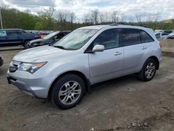 Salvage cars for sale at Marlboro, NY auction: 2007 Acura MDX Technology