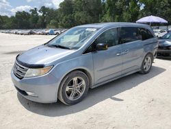 Salvage cars for sale at Ocala, FL auction: 2011 Honda Odyssey Touring