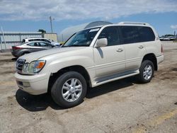 Salvage cars for sale from Copart Wichita, KS: 2004 Lexus LX 470