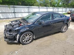 Salvage cars for sale at Hampton, VA auction: 2017 Ford Fusion SE