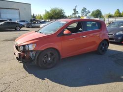 Salvage cars for sale at Woodburn, OR auction: 2013 Chevrolet Sonic LTZ