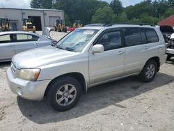 Salvage cars for sale from Copart Mendon, MA: 2004 Toyota Highlander