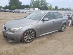 Salvage cars for sale from Copart Finksburg, MD: 2008 BMW 550 I