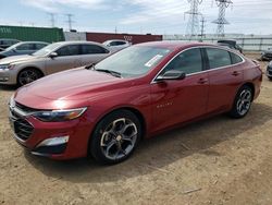 Salvage cars for sale from Copart Elgin, IL: 2019 Chevrolet Malibu RS