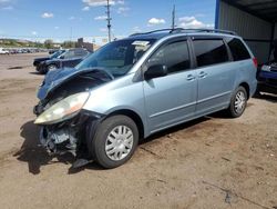 Salvage cars for sale at Colorado Springs, CO auction: 2006 Toyota Sienna CE