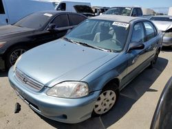 Salvage cars for sale from Copart Martinez, CA: 2000 Honda Civic LX