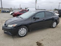 Salvage cars for sale from Copart Los Angeles, CA: 2015 Honda Civic LX