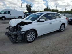 Vehiculos salvage en venta de Copart Miami, FL: 2017 Nissan Sentra S