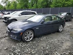 Salvage cars for sale at Waldorf, MD auction: 2015 BMW 535 XI
