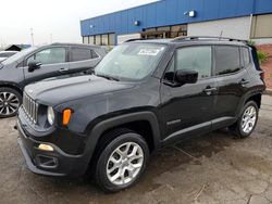 Salvage cars for sale at Woodhaven, MI auction: 2018 Jeep Renegade Latitude