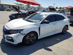 Salvage cars for sale at Sacramento, CA auction: 2017 Honda Civic EX