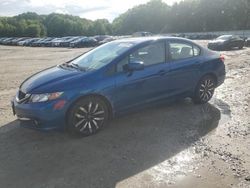 Salvage cars for sale at North Billerica, MA auction: 2014 Honda Civic EXL