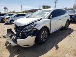 Salvage cars for sale from Copart Chicago Heights, IL: 2018 Nissan Murano S