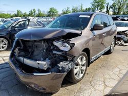 Salvage cars for sale from Copart Bridgeton, MO: 2015 Nissan Pathfinder S