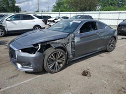 Salvage cars for sale at Moraine, OH auction: 2020 Infiniti Q60 Pure