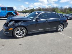 Salvage cars for sale at Brookhaven, NY auction: 2013 Mercedes-Benz C 300 4matic