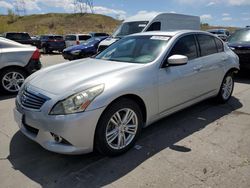 Salvage cars for sale at Littleton, CO auction: 2011 Infiniti G25