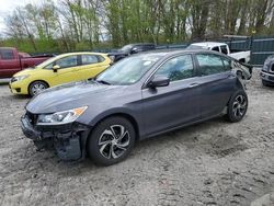 Honda salvage cars for sale: 2017 Honda Accord LX