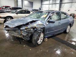 Honda Accord ex salvage cars for sale: 2007 Honda Accord EX