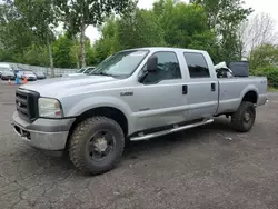 Salvage cars for sale from Copart Portland, OR: 2005 Ford F250 Super Duty