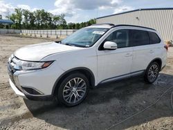 Salvage cars for sale from Copart Spartanburg, SC: 2016 Mitsubishi Outlander SE