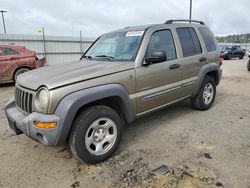 Salvage cars for sale from Copart Lumberton, NC: 2004 Jeep Liberty Sport