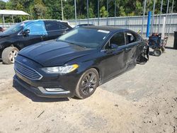 Salvage cars for sale at Savannah, GA auction: 2018 Ford Fusion SE