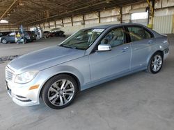 Salvage cars for sale at Phoenix, AZ auction: 2014 Mercedes-Benz C 300 4matic