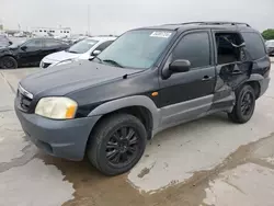 Salvage cars for sale at Grand Prairie, TX auction: 2001 Mazda Tribute DX