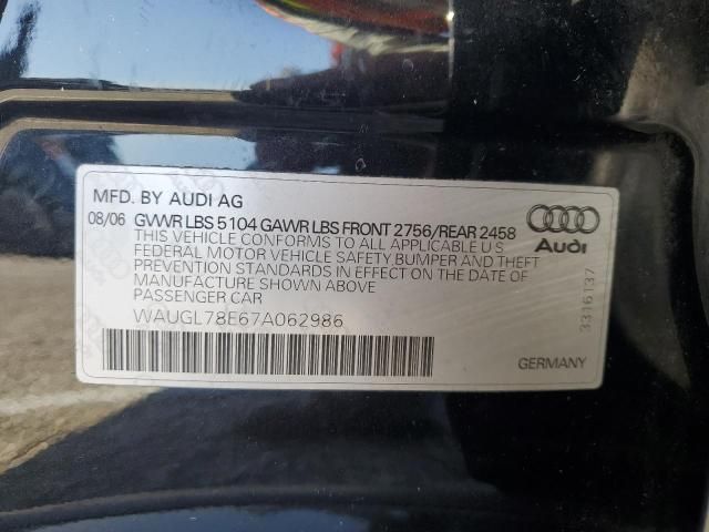 2007 Audi New S4 Quattro