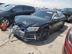 Salvage cars for sale at Woodhaven, MI auction: 2019 Audi S5 Premium