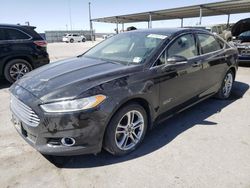 Salvage cars for sale at Anthony, TX auction: 2015 Ford Fusion Titanium Phev