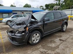 Salvage cars for sale from Copart Wichita, KS: 2013 Dodge Journey SE