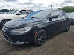 Salvage cars for sale at East Granby, CT auction: 2015 Chrysler 200 S