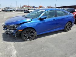 Salvage cars for sale from Copart Wilmington, CA: 2019 Honda Civic Sport