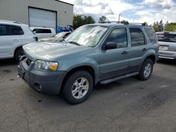 Salvage cars for sale at Woodburn, OR auction: 2007 Ford Escape XLT