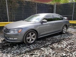 Salvage cars for sale at Waldorf, MD auction: 2015 Volkswagen Passat S