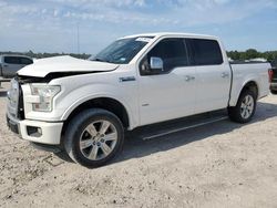 Salvage cars for sale at Houston, TX auction: 2015 Ford F150 Supercrew