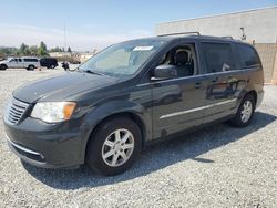 Salvage cars for sale at Mentone, CA auction: 2012 Chrysler Town & Country Touring