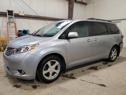 Salvage cars for sale at Nisku, AB auction: 2017 Toyota Sienna XLE