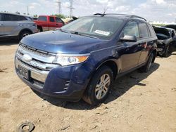 Salvage cars for sale at Elgin, IL auction: 2012 Ford Edge SE