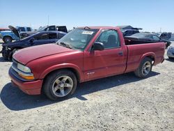 Salvage trucks for sale at Antelope, CA auction: 2001 Chevrolet S Truck S10