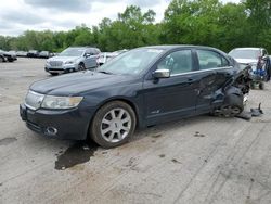 Salvage cars for sale at Ellwood City, PA auction: 2009 Lincoln MKZ