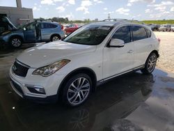 Salvage cars for sale from Copart West Palm Beach, FL: 2017 Infiniti QX50