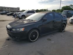 Salvage cars for sale from Copart Wilmer, TX: 2009 Mitsubishi Lancer GTS