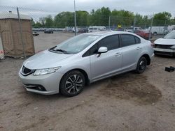 Salvage cars for sale at Chalfont, PA auction: 2013 Honda Civic EXL