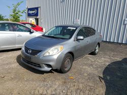 Salvage cars for sale from Copart Mcfarland, WI: 2014 Nissan Versa S