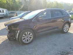 Salvage cars for sale at Hurricane, WV auction: 2020 Ford Edge Titanium