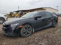 Salvage cars for sale from Copart Temple, TX: 2021 Honda Civic Sport